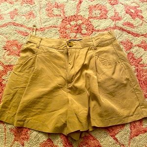 Tan shorts from Zara